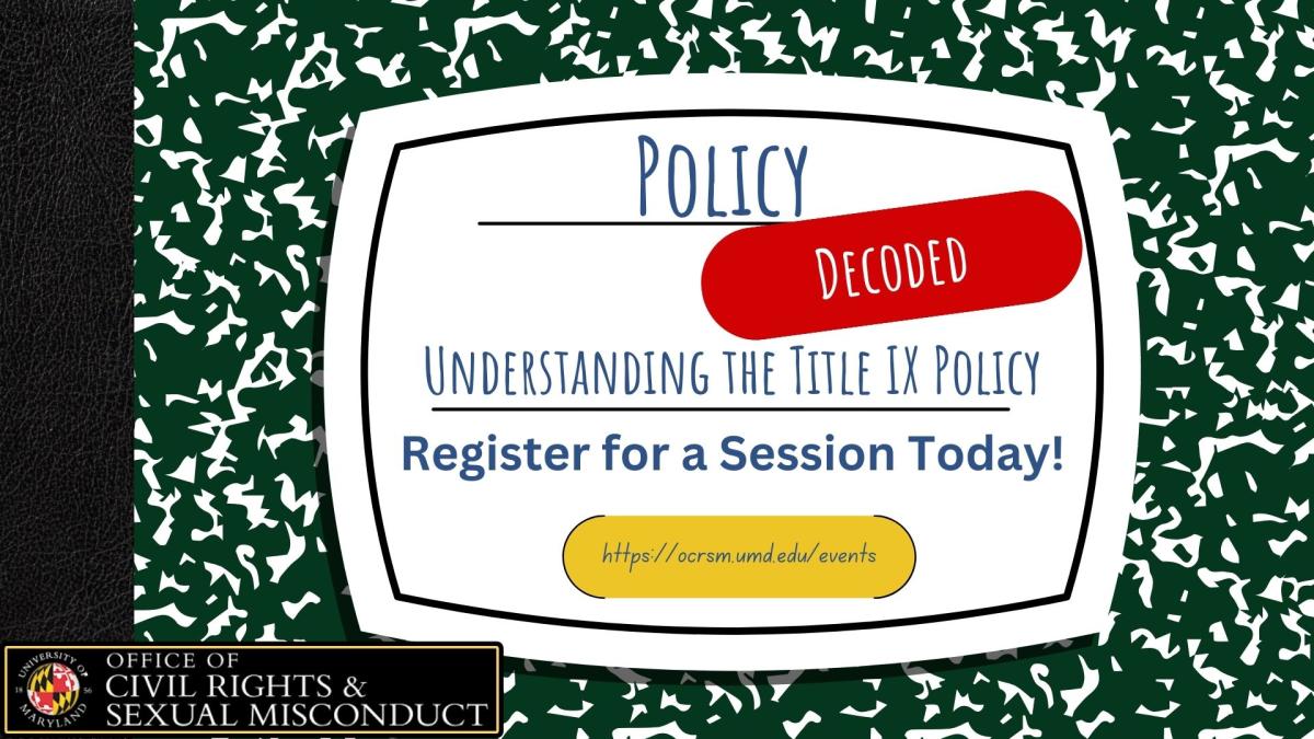 Policy Decoded Event Flyer