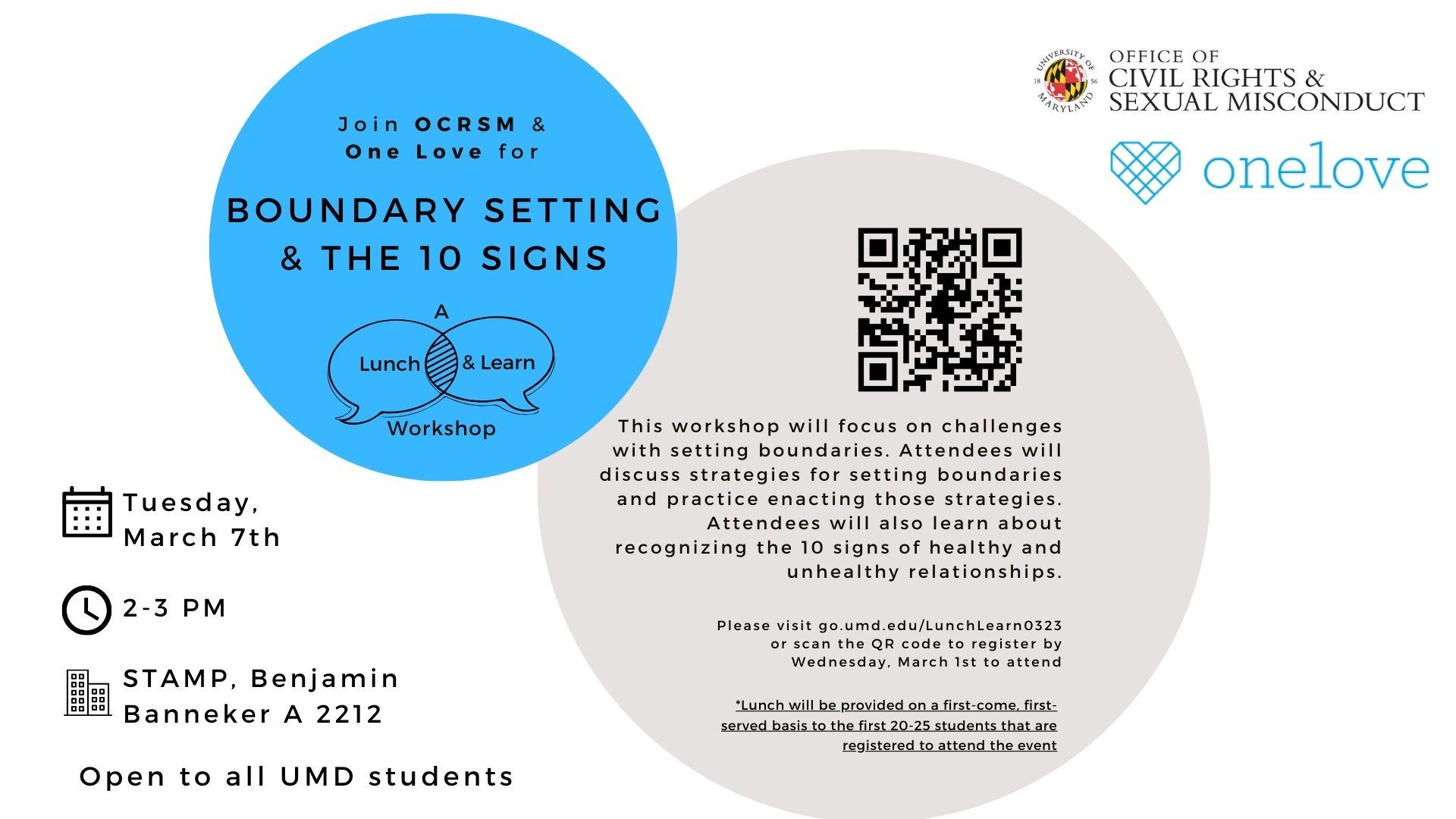 Boundary Setting & Ten Signs (Mar. 2023)