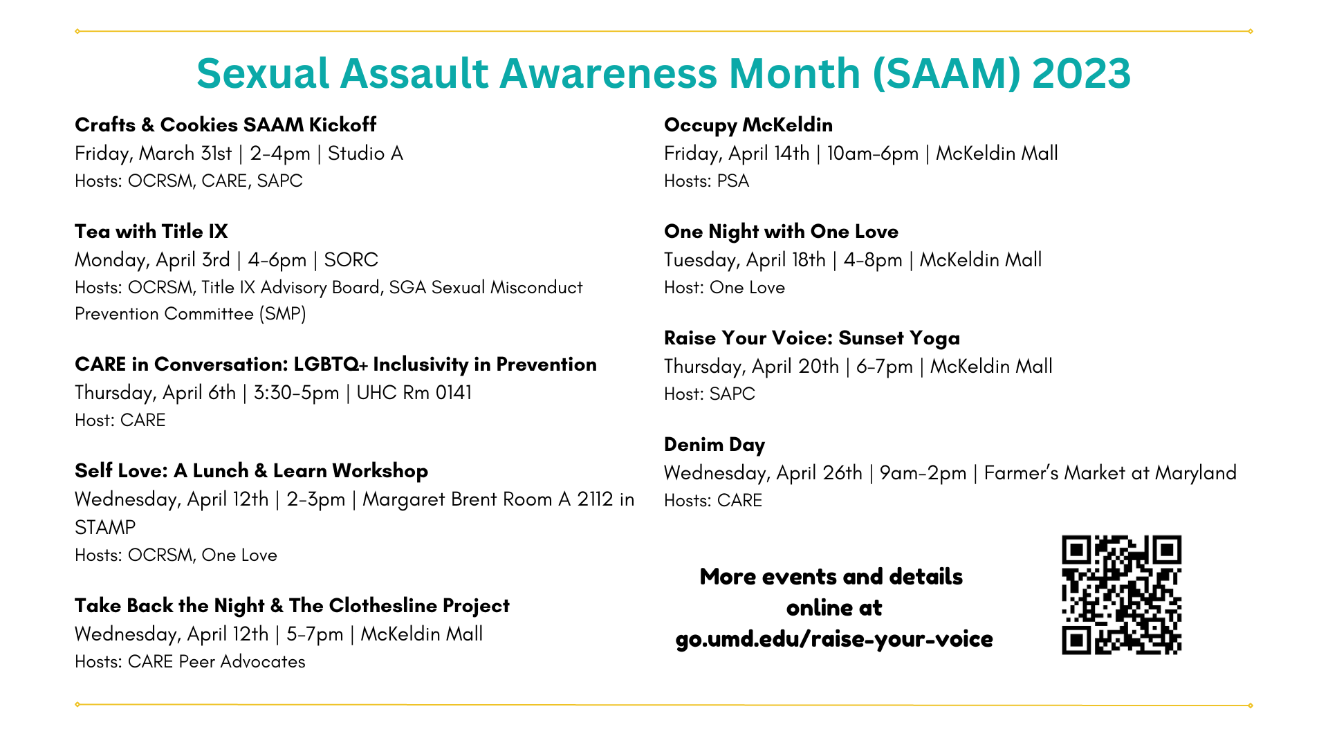 Sexual Assault Awareness Month 2023 Half sheet back (Presentation)