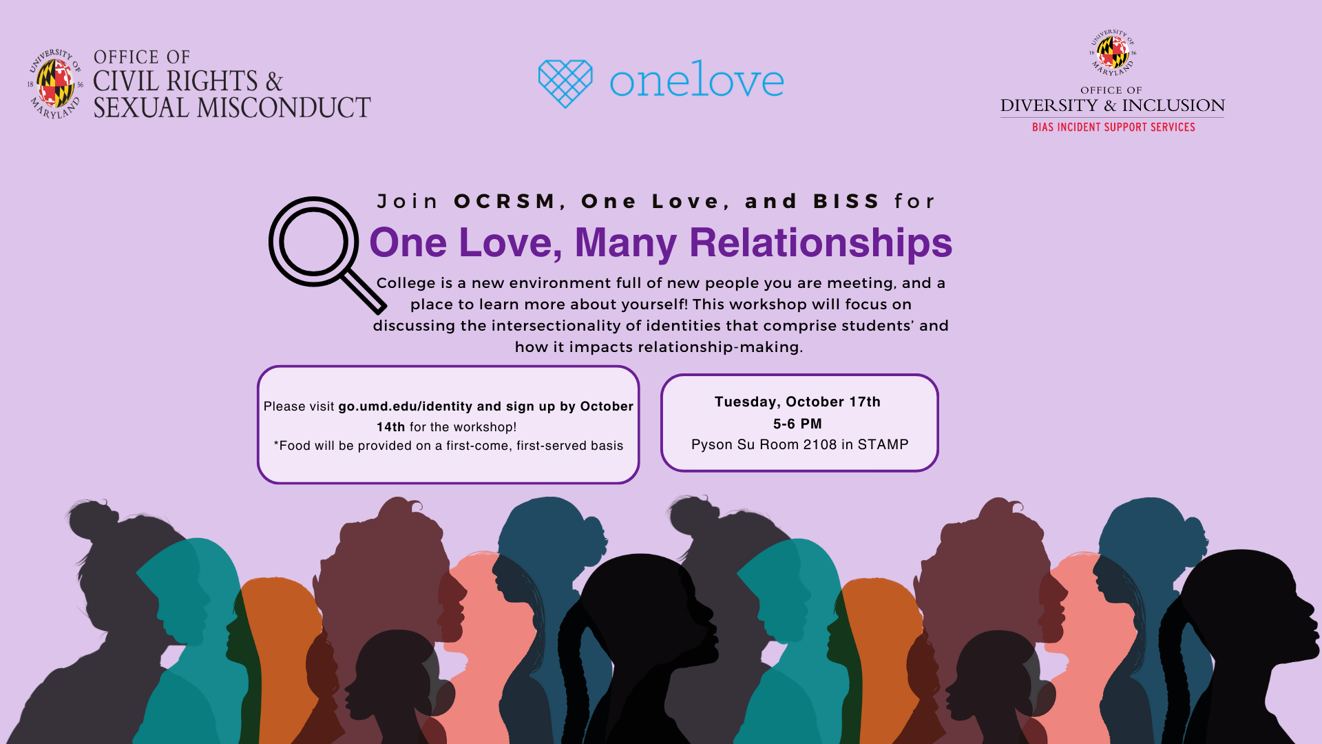 One Love, Many Relationships Event (Flyer)